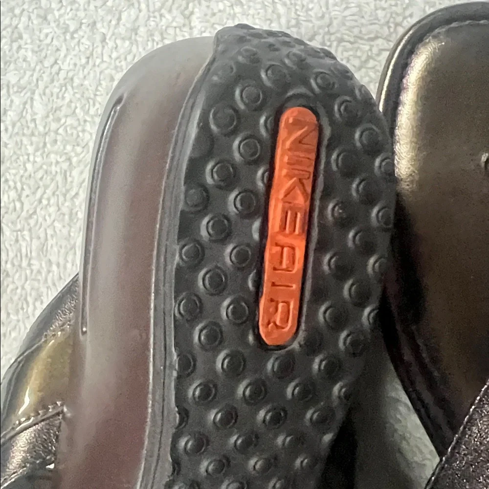 Cole Haan Nike Air Leather Thong Sandals with Buckle Detail